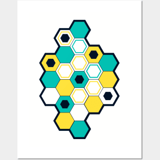 HoneyComb Posters and Art